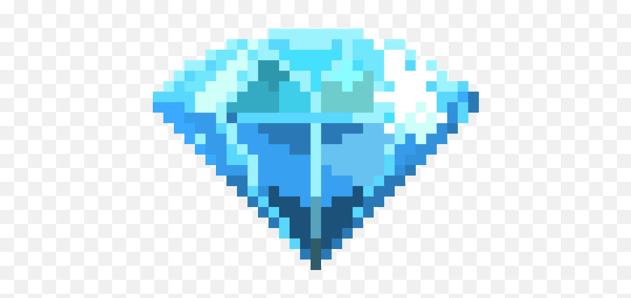 Pixel Art Miscellany - Pixel Diamond Emoji,Pixel Gif Transparent