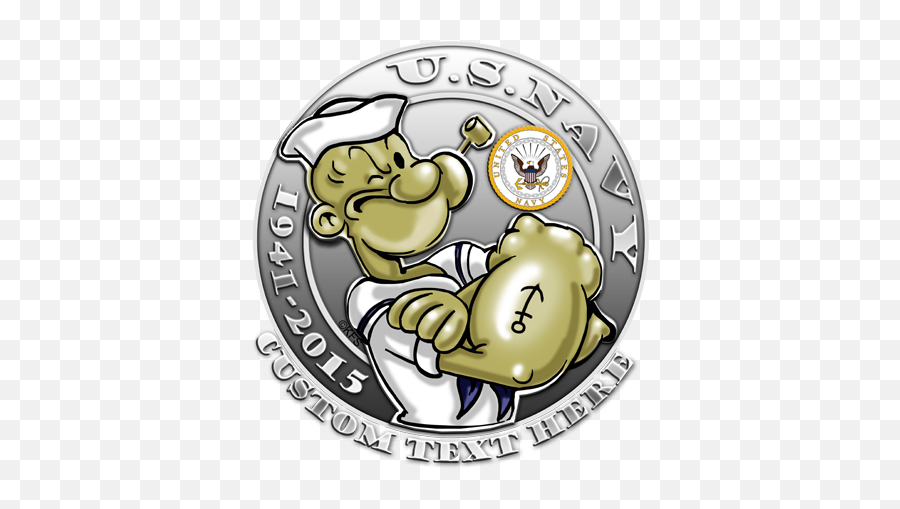 Us Navy Popeye Shirt - Logotipo De Popeye Emoji,Popeye Logo