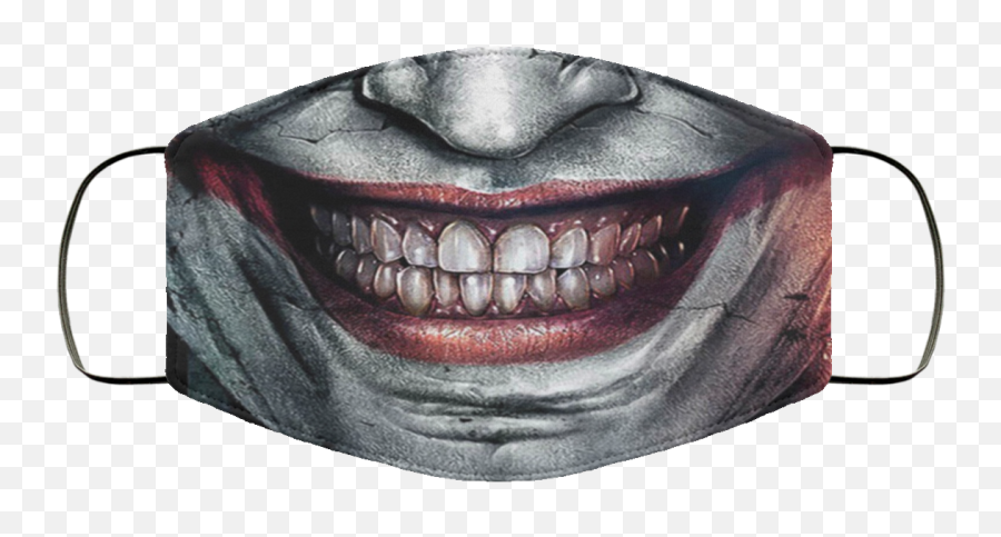 Joker Smile Face Mask Emoji,Joker Face Png