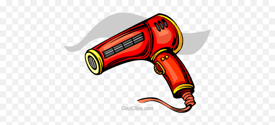 Blow Dryer Royalty Free Vector Clip Art Illustration Emoji,Hair Dryer Clipart