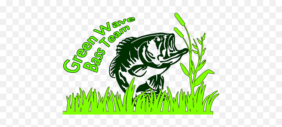 Download Green Wave Bass Team - Sticker Bass Pro Shops Black Emoji,Bass Pro Shops Logo Png