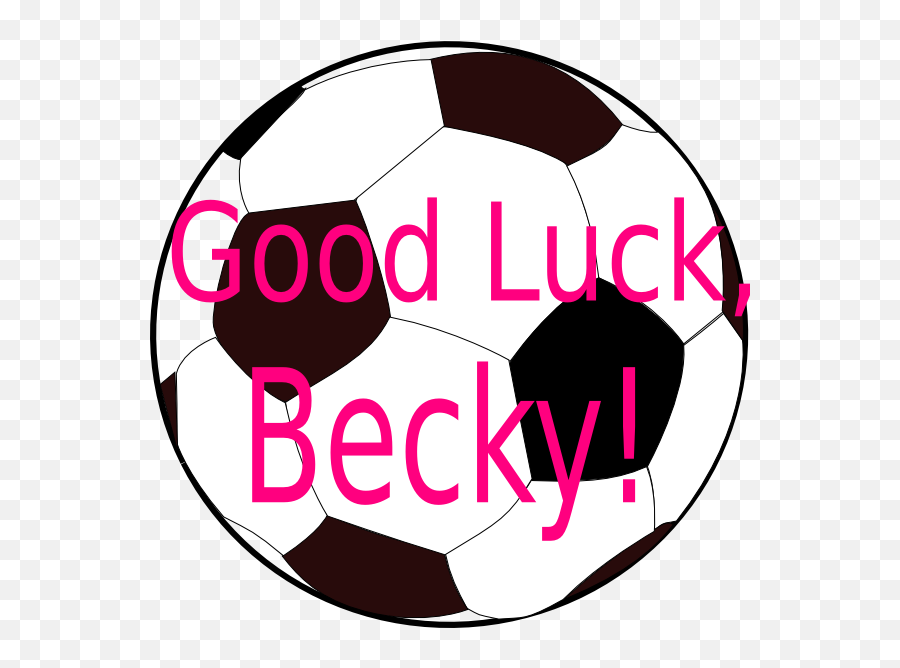 Good Luck Becky At Clkercom Vector - For Soccer Emoji,Congratulations Clipart