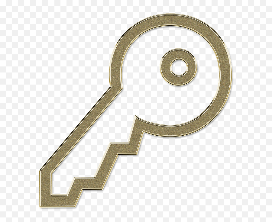 Free Photo Gold Sign Key Skeleton Key Golden Castle - Max Pixel Emoji,Skeleton Key Png