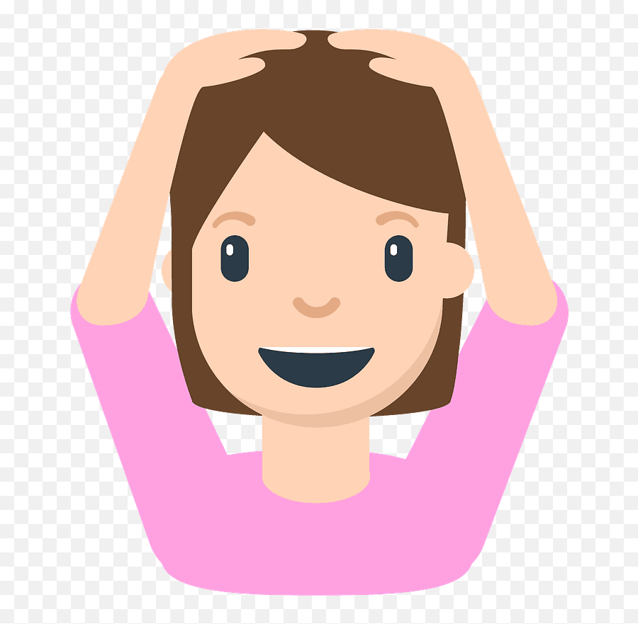 Person With Arms Up In The Air Making The Okay Gesture Emoji,Okay Emoji Transparent