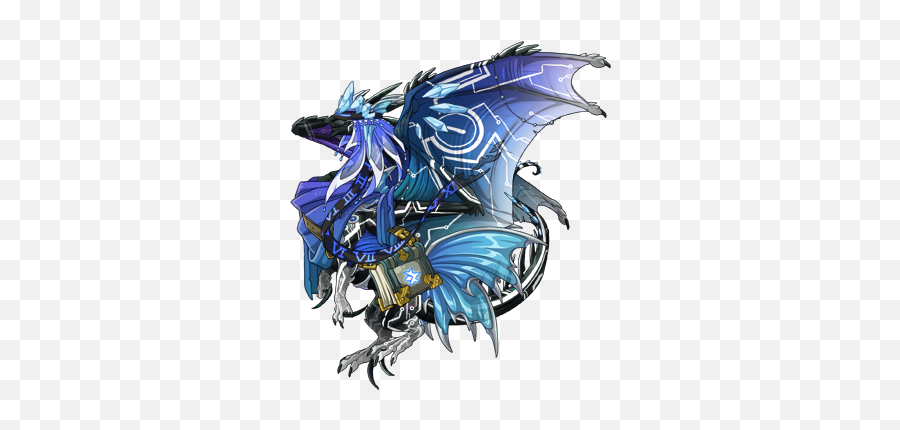 Show Me Black U0026 Blue Dragons Dragon Share Flight Rising Emoji,Blue Dragon Png