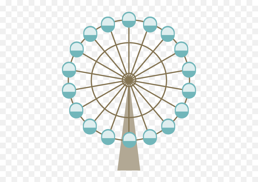 Free Clip Art - Vertical Emoji,Ferris Wheel Clipart