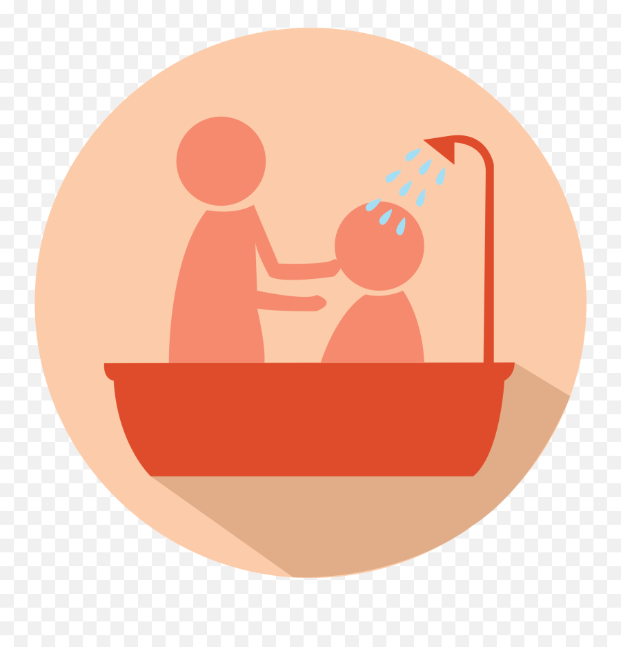 Bathing Changing Diapers - Illustration Clipart Full Size Emoji,Changing Clipart