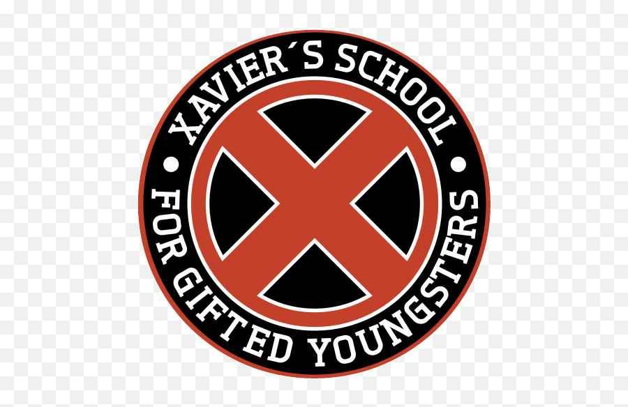 Xmen Xavier Mutant Scool Sticker By Rocket Holmes - Beaver With Gun Emoji,Xmen Logo