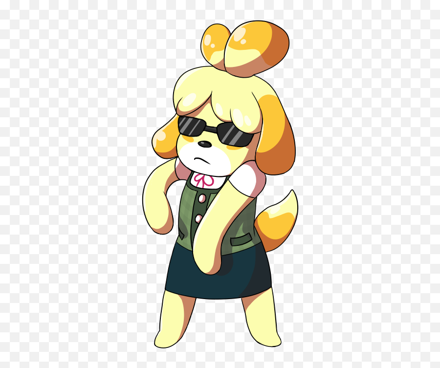 I Should Have Been Doing Homework But I Drew This Clipart - Isabelle Swag Animal Crossing Emoji,Homework Clipart