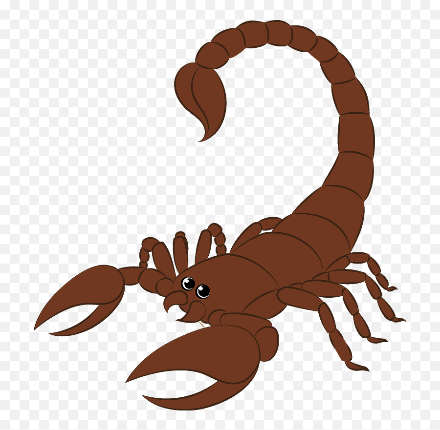 Scorpion Clipart - Scorpion Clipart Png Emoji,Scorpion Clipart