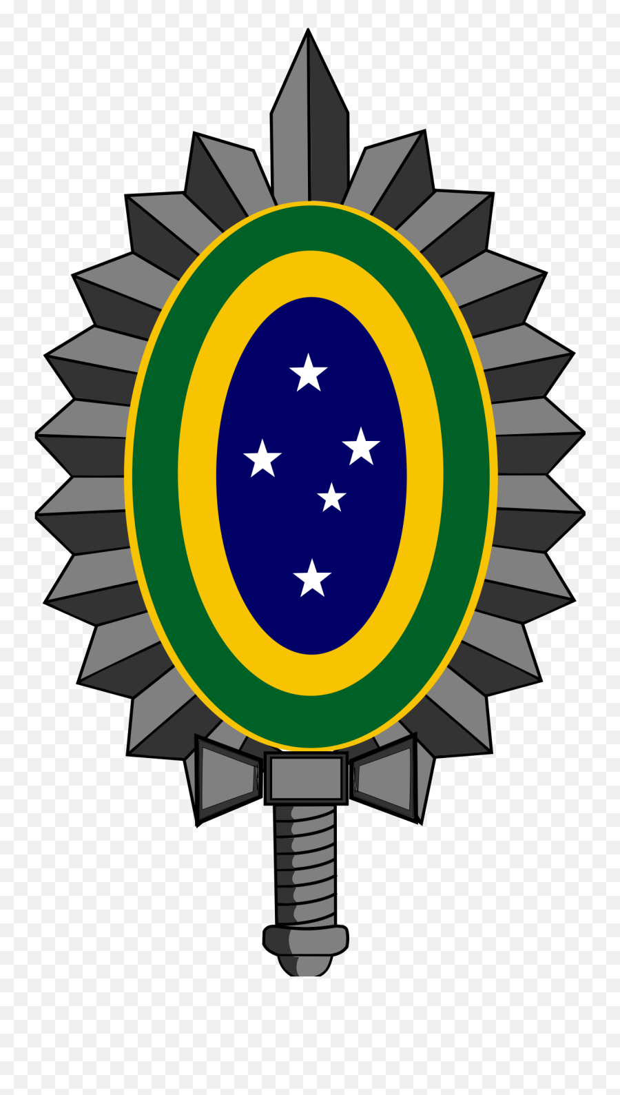 Brazil Army Insignia - Brazil Army Emoji,Army Logo Svg