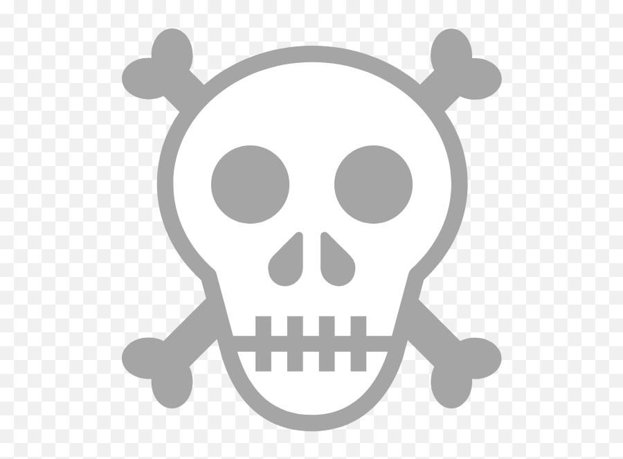Skull Bones Graphic - Scary Emoji,Skull Emoji Png