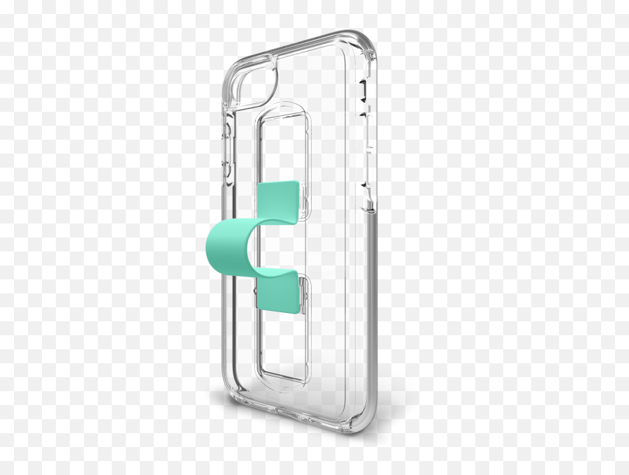 Bodyguardz Slidevue Case For Iphone Xxs - Clearmint Solid Emoji,Iphone X Transparent