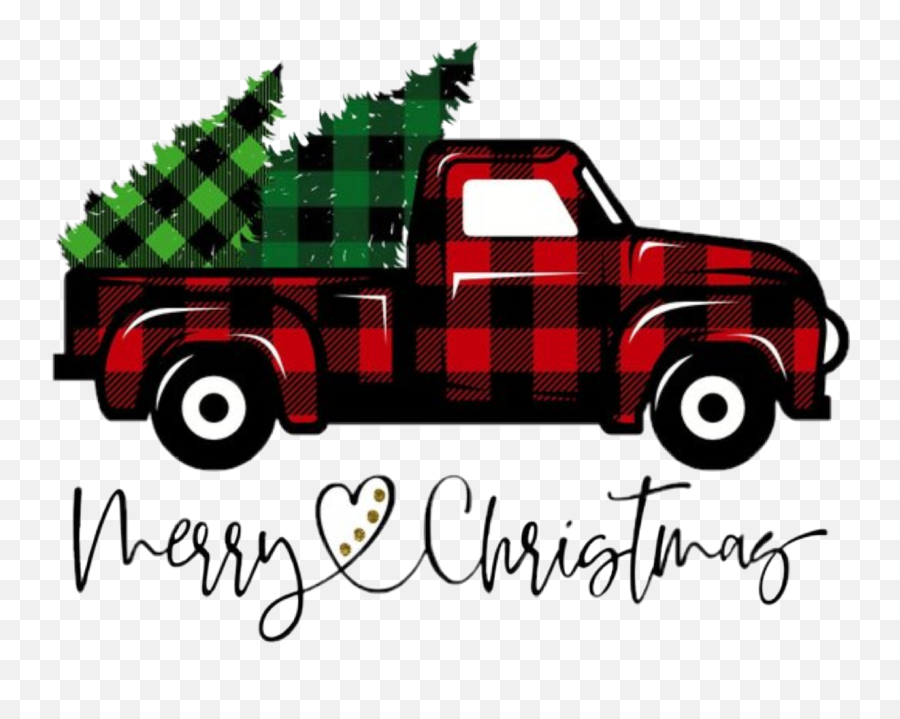 Christmas - Merry Christmas Truck Clipart Emoji,Christmas Truck Clipart