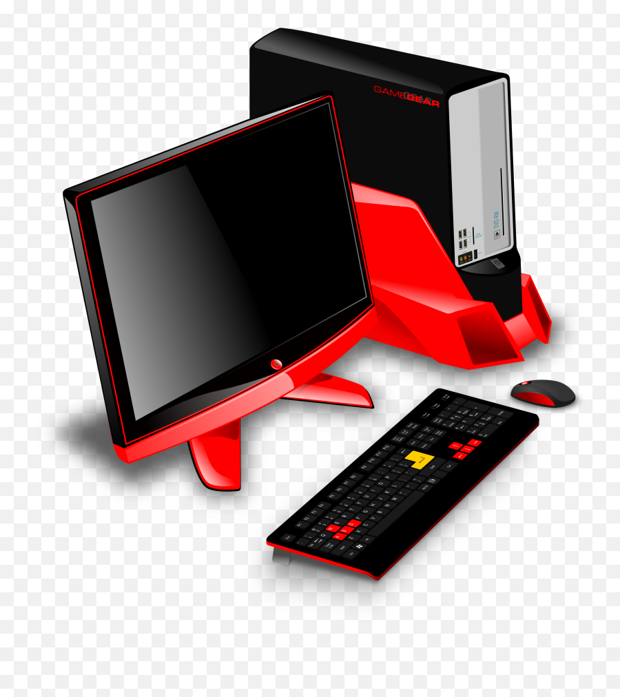 Gaming Computer Clipart - Computer Images Download Free Emoji,Computer Clipart