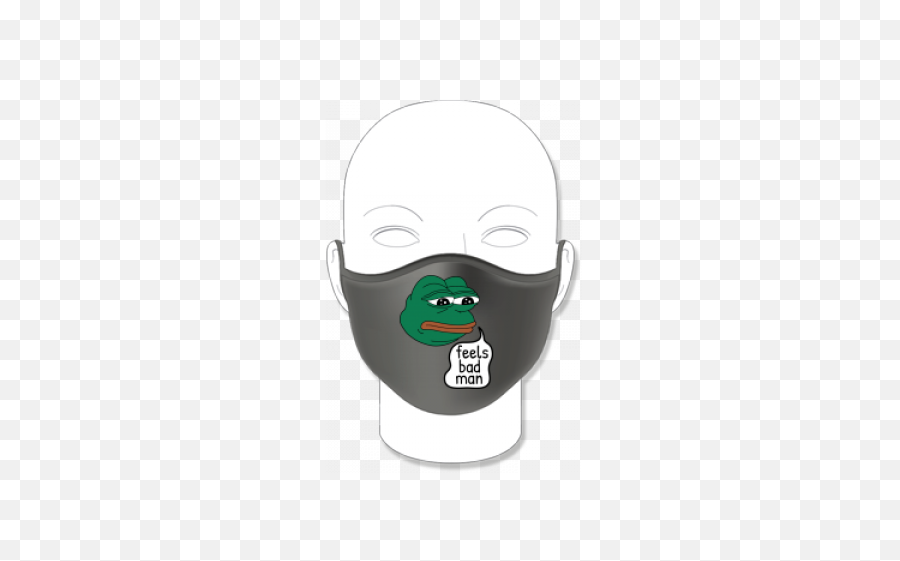Buy A Pepe Meme Feels Bad Man Face Mask - Fictional Character Emoji,Feelsbadman Png