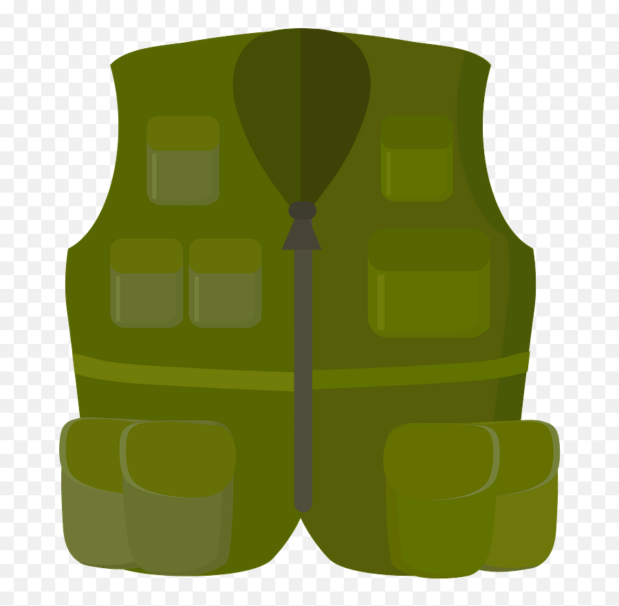 Fishing Vest Clipart - Vest Emoji,Vest Clipart