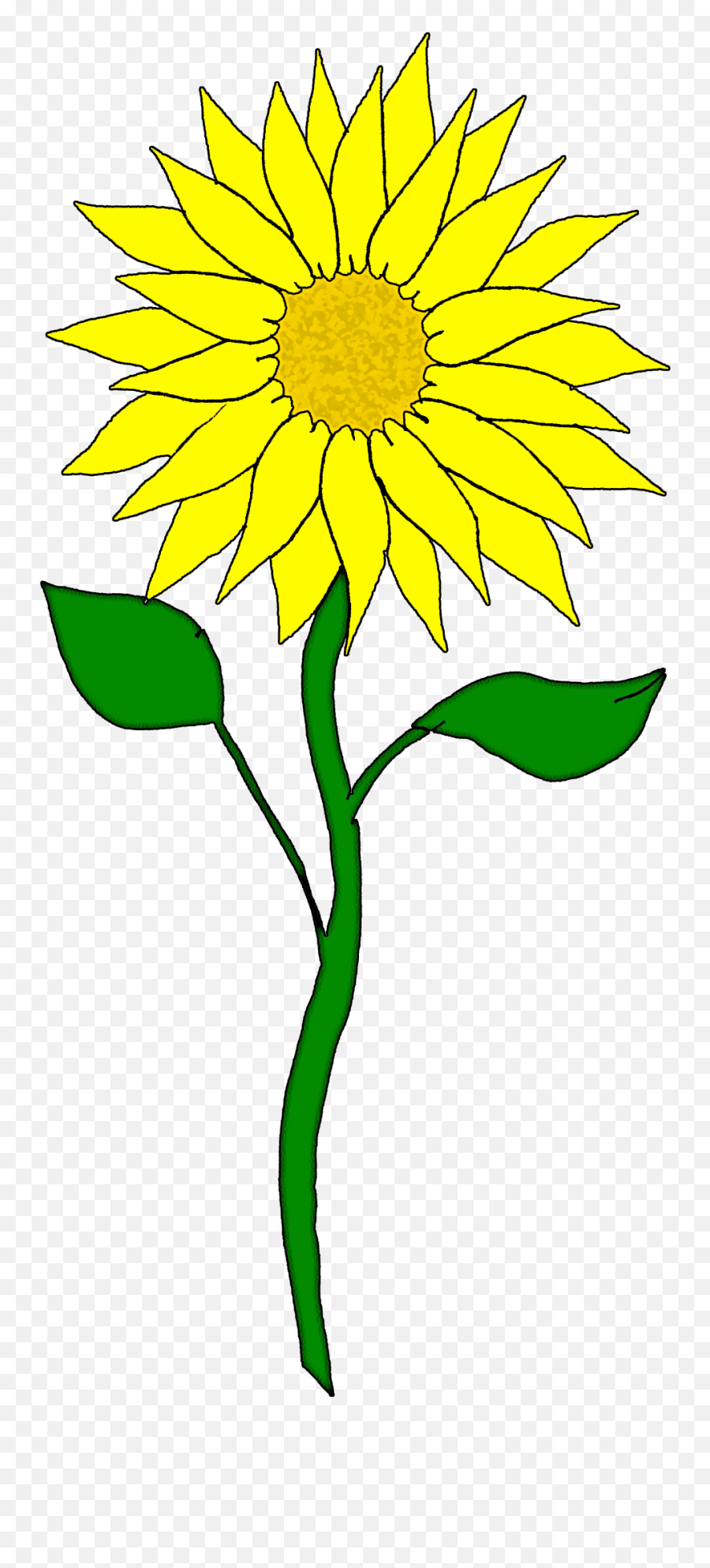 Sunflower Free Sunflower Clip Art Free - Cliparts Sunflowers Emoji,Sunflower Clipart