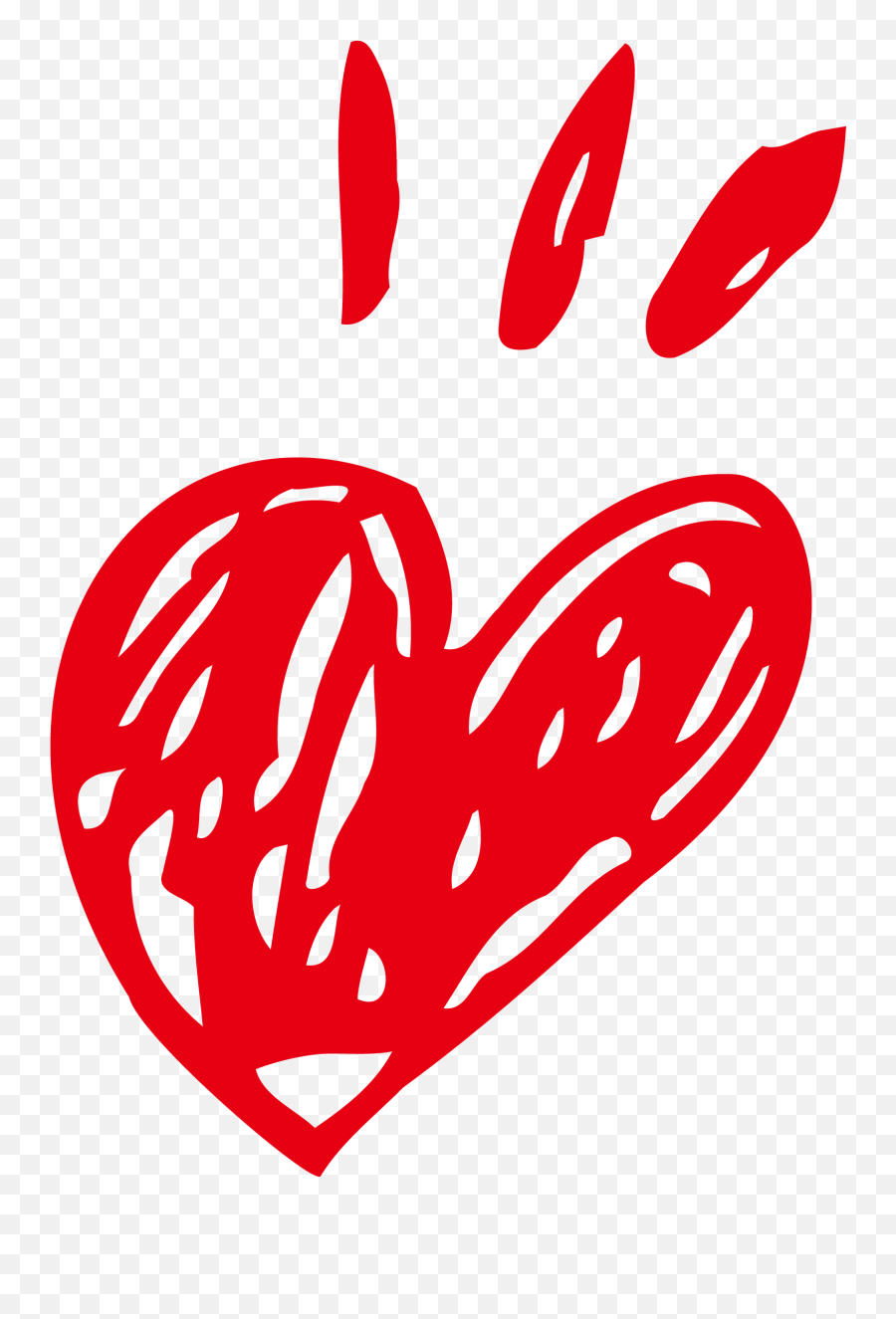 Sidewalk Chalk Crayon Cartoon - Cartoon Heart Png Download Comic Heart Transparent Emoji,Cartoon Heart Png