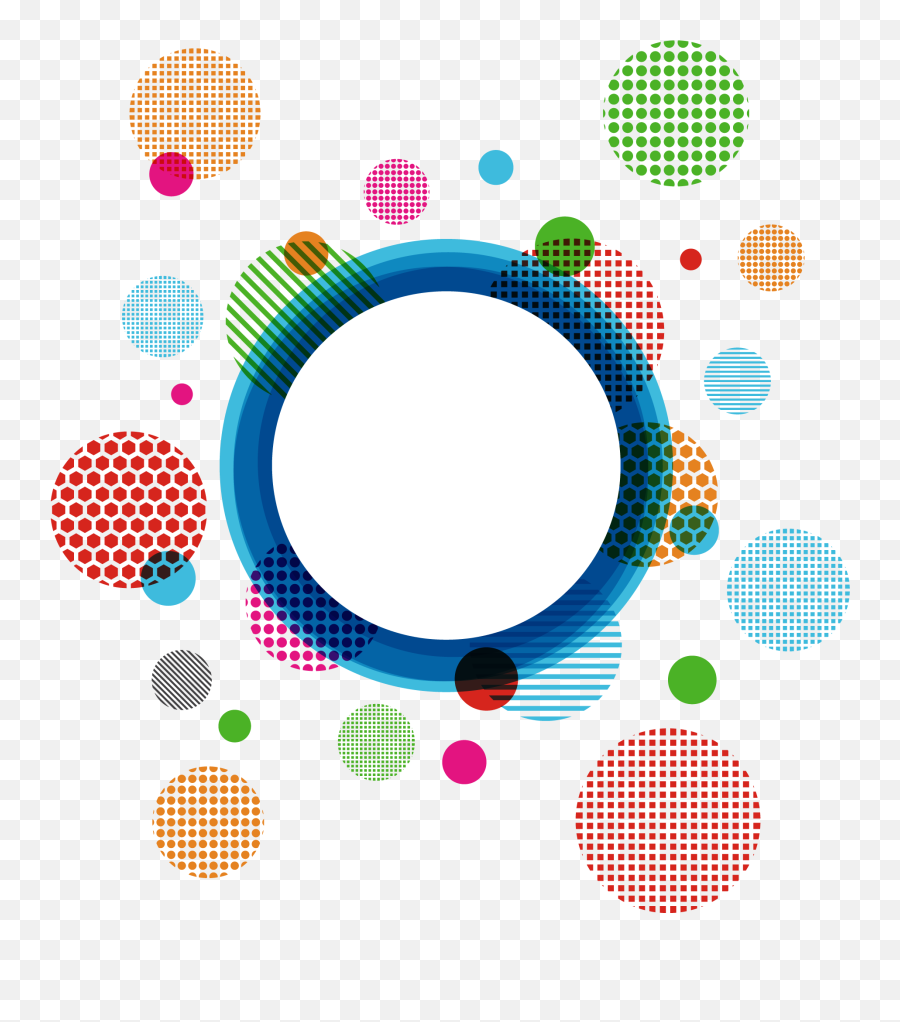 Circle Illustration Free Tech Abstract - Circle Emoji,Abstract Background Png