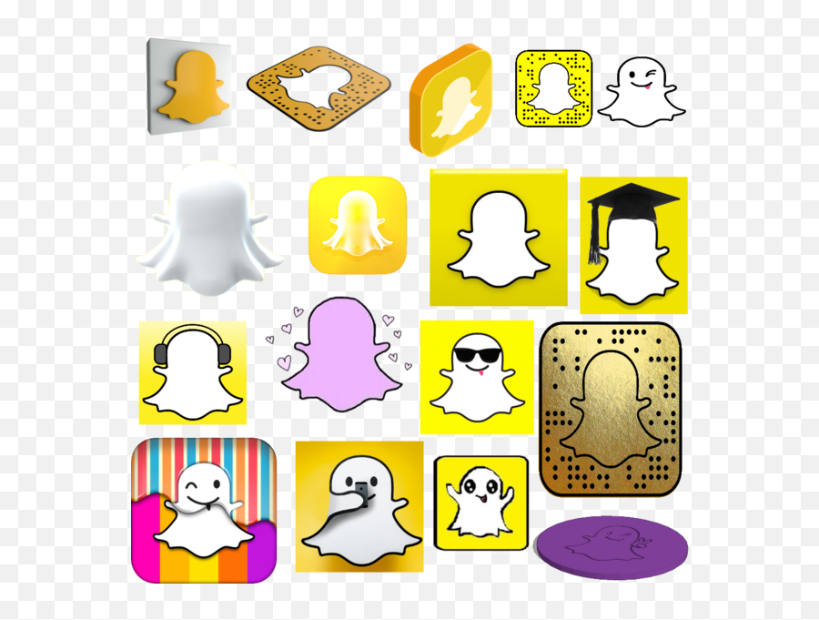 Snapchat Logo Pack - Snapchat Emoji,Snapchat Logo