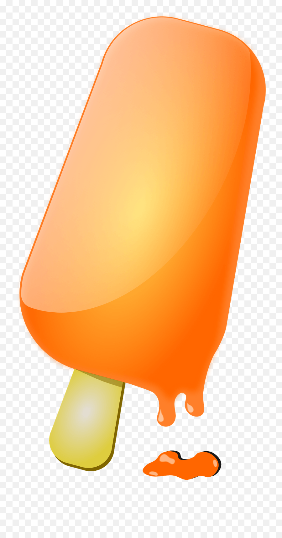 Orange Ice Clipart - Clip Art Emoji,Ice Clipart
