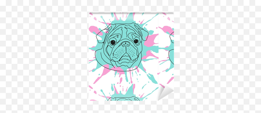 Image Of A Portrait Of A Pug Dog Face Wallpaper U2022 Pixers Emoji,Pug Face Png