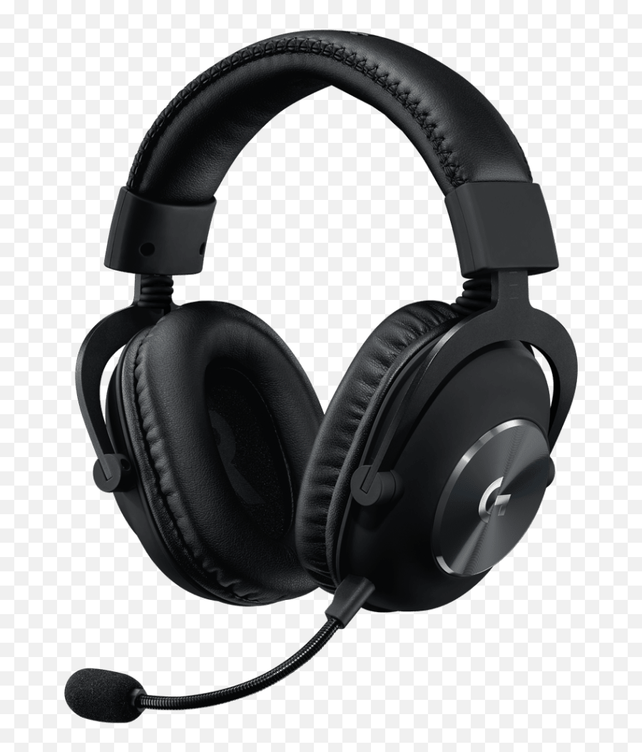 Logitech Pro X Gaming Headset With Blue Voce Mic Technology Emoji,White X Png