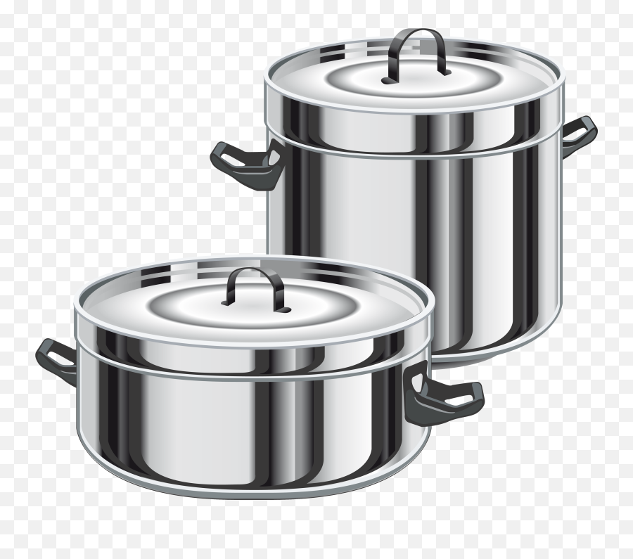 Pot Clipart Png - Cooking Pots Png Emoji,Pot Clipart