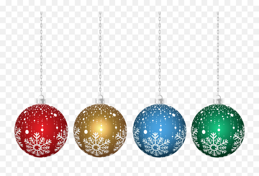 Transparent Christmas Clipart Ornaments - Transparent Background Christmas Ornament Png Emoji,Christmas Ornament Png