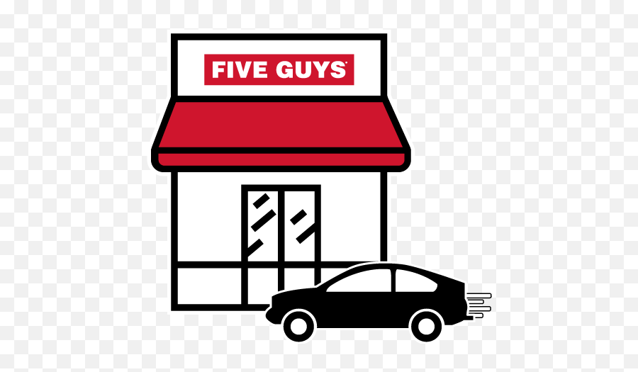 Cheeseburger Hot Dog - Five Guys Emoji,Five Guys Logo