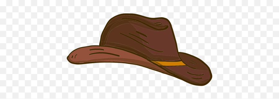 Cowboy Hat Side View Cartoon - Side View Cartoon Cowboy Hat Emoji,Cowboy Hat Transparent