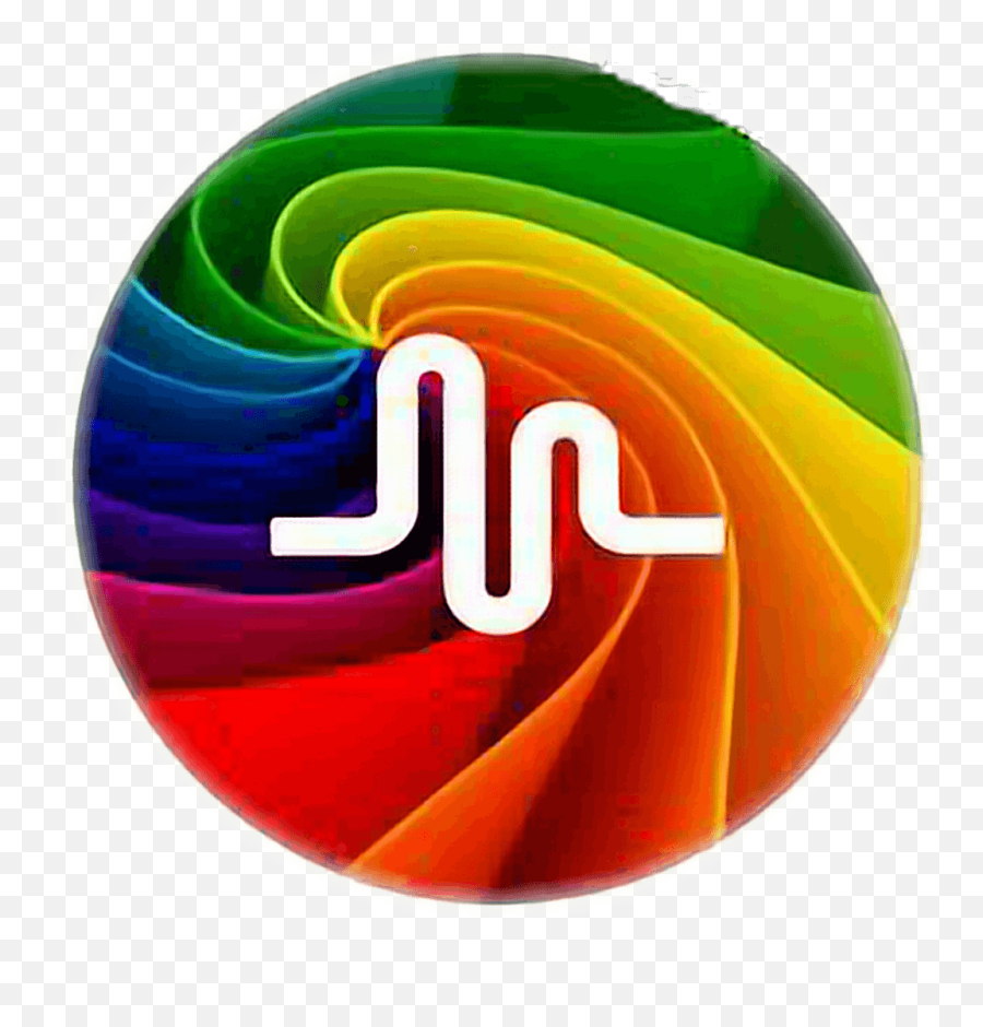 Rainbow Musically Logo - Musical Ly Emoji,Musically Logo