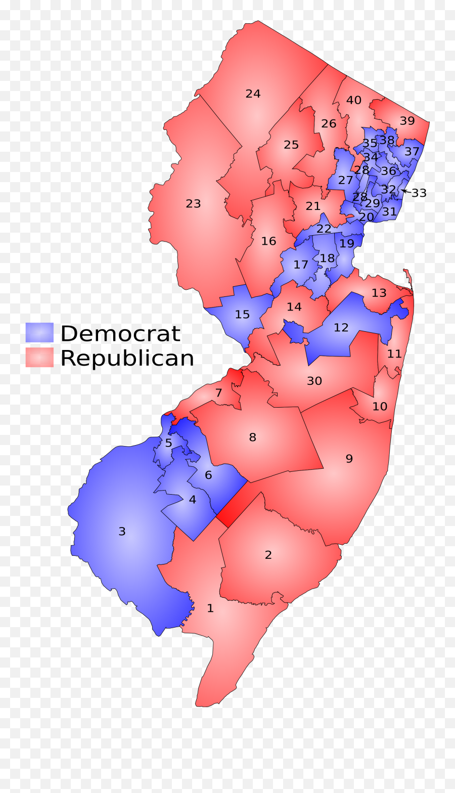 New Jersey Legislative Districts - New Jersey Legislative Districts Emoji,Party Png