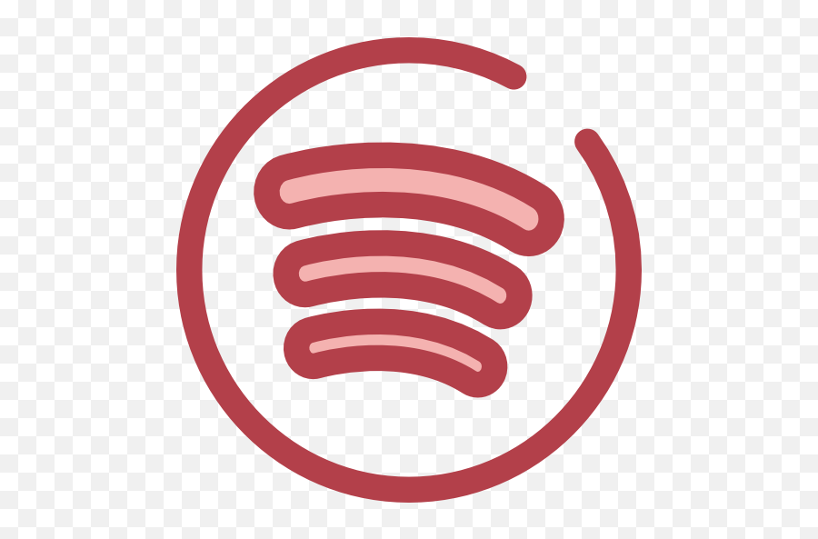Spotify - Spotify Icon Aesthetic Red Emoji,Aesthetic Spotify Logo
