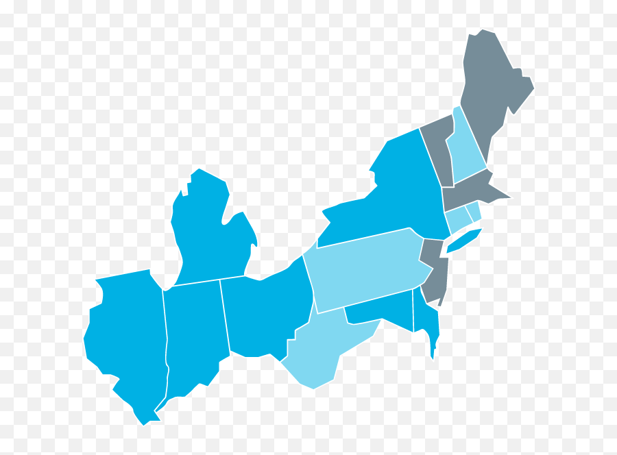 Northeast Region Heat Map - Language Emoji,Usa Clipart