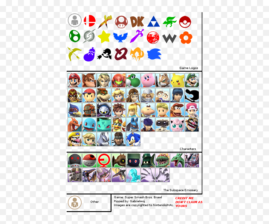 Download Smashbros Icon - Super Smash Bros Brawl Icons Png Super Smash Bros Brawl Spriters Emoji,Super Smash Bros Logo Transparent