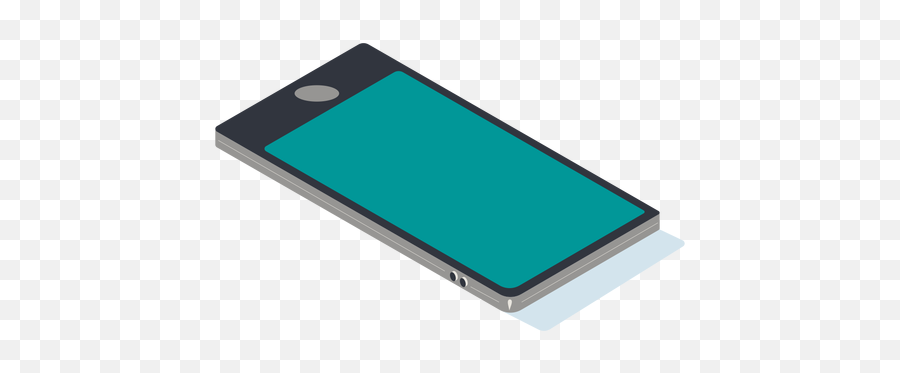 Isometric Mobile Phone - Celular Png Transparente Acostado Emoji,Phone Vector Png