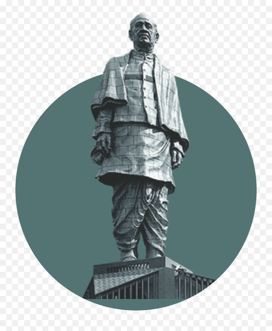 Statue Of Unity Statue Of Unity - Sardar Vallabhbhai Patel Statue Png Emoji,Statue Of Liberty Logo