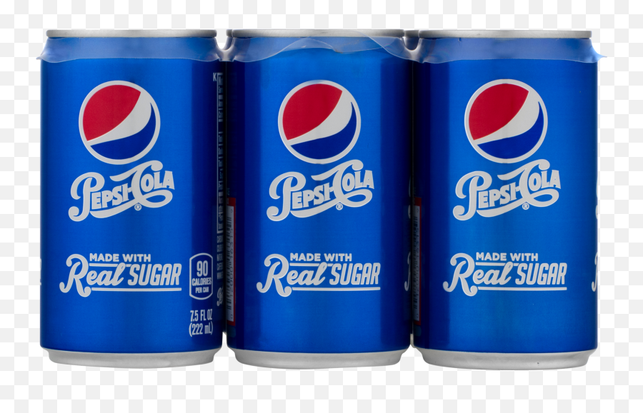 4 Pack Pepsi Real Sugar Mini Cans 75 Fl Oz 6 Count Emoji,Newest Pepsi Logo