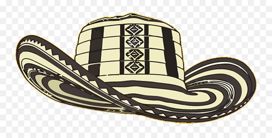 Free Black And White Sombrero Download Free Clip Art Free - Sombrero De Colombia Vector Emoji,Sombrero Clipart