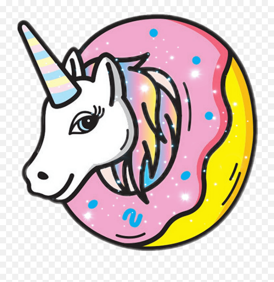 Unicorn Donut Wallpapers - Wallpaper Cave Unicorn Drawing Of Doughnut Emoji,Unicorns Clipart