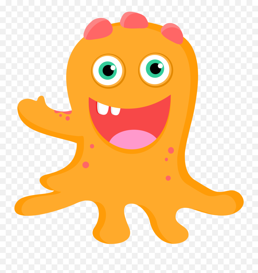 Monsters Clip Octopus Monster Emoji,Cute Monster Clipart
