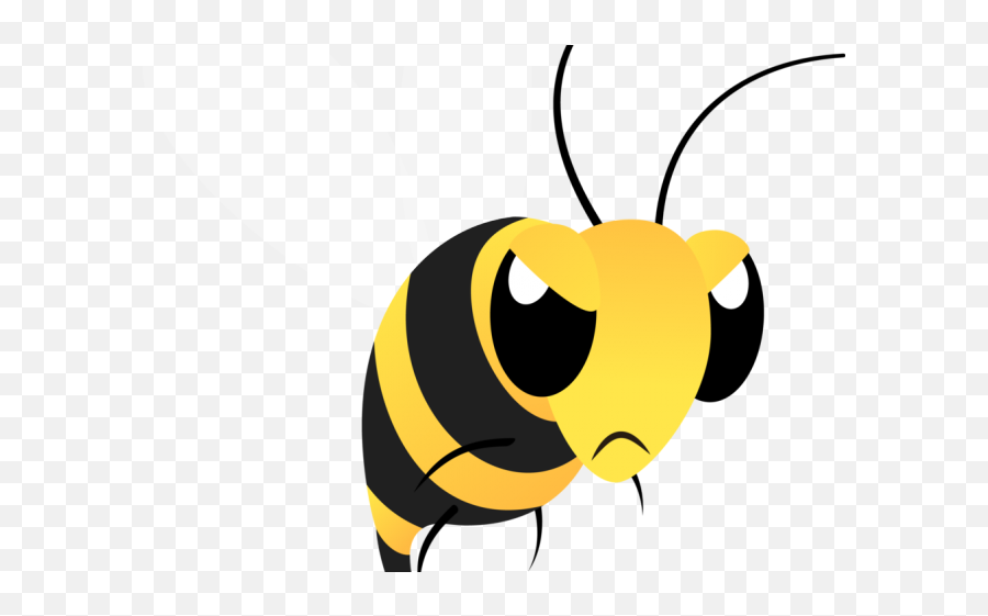 Bumblebee Clipart Mean To Bee - Evil Cartoon Bees Png Angry Bee Transparent Background Emoji,Bumblebee Clipart