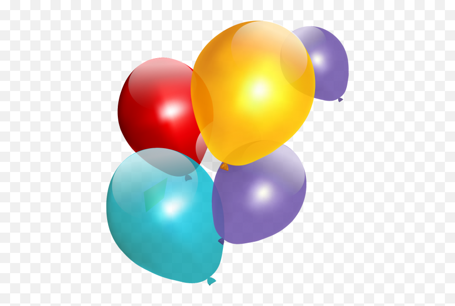 Colorful Bunch Of Balloons Clipart Png - Balloon Emoji,Balloon Clipart