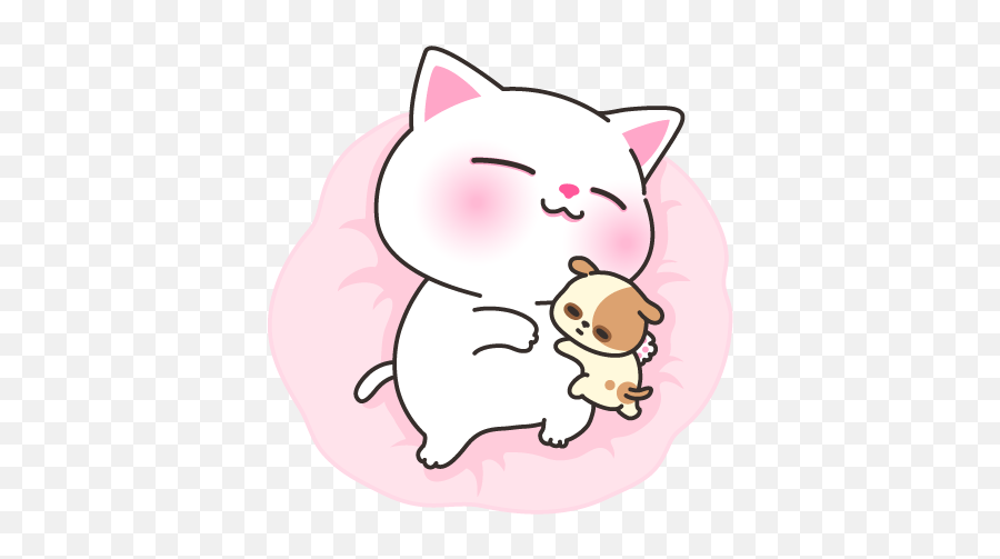 Download Hd Sleeping Cat Catu0027s Melody - Cat Yawns Emoji,Sleeping Cat Clipart