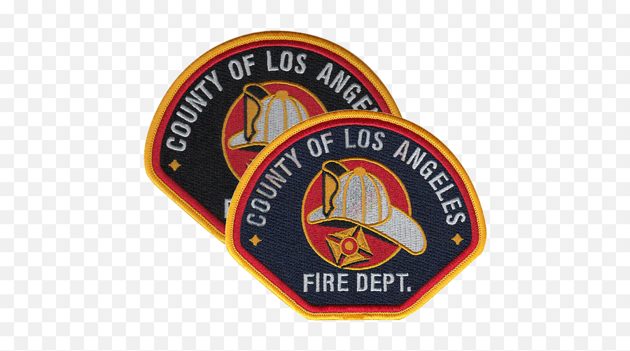 Paramedic County Of Los Angeles Fire Dept Shoulder Patch 4 Emoji,Blank Fire Department Logo