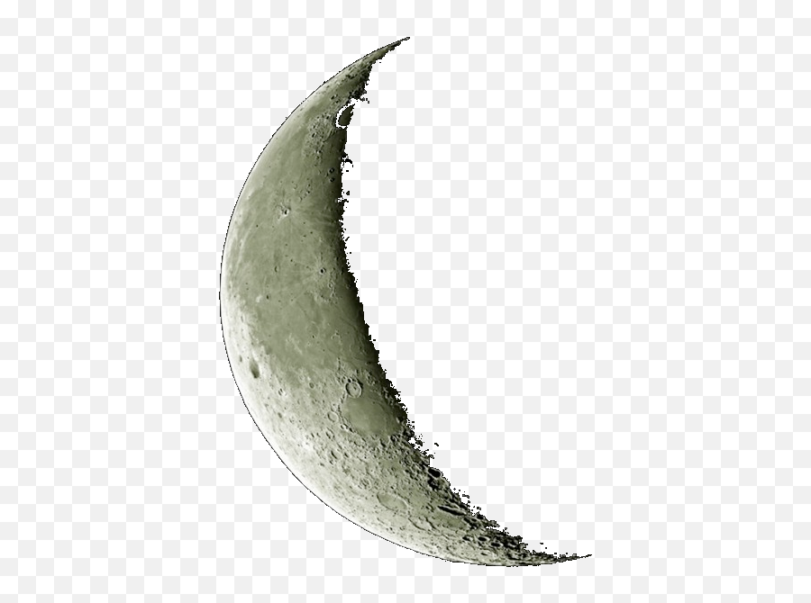Real Crescent Moon Png Transparent Png - Solid Emoji,Crescent Moon Png