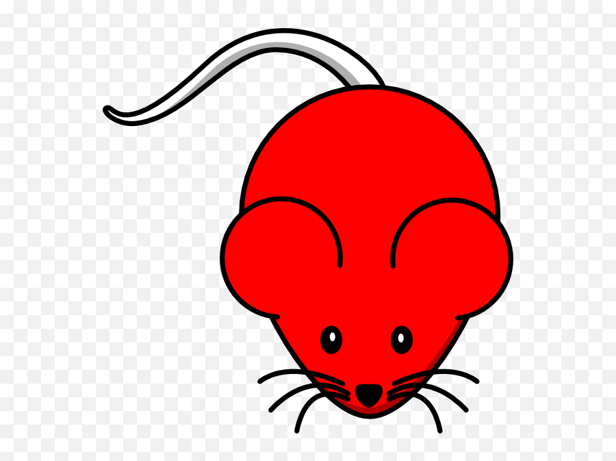 Mouse Clipart Cartoon Picture 1686768 Mouse Clipart Cartoon - Cartoon Red Mouse Animal Emoji,Mouse Clipart