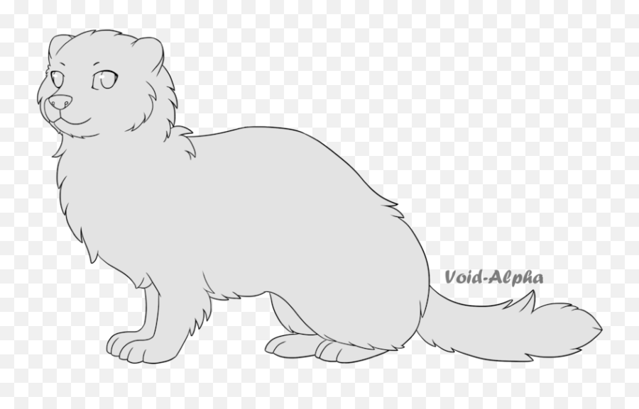 Download Clipart Free Stock Cat Whiskers Ferret Weasels - F2u Ferret Base Emoji,Otter Clipart